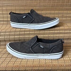 Vans Youth size 7 Black Slip-On Shoes
